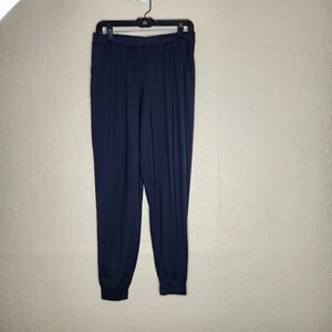 Draper James Pajama Pants Women's Small Blue Stretch Pull On Night Wear Pockets